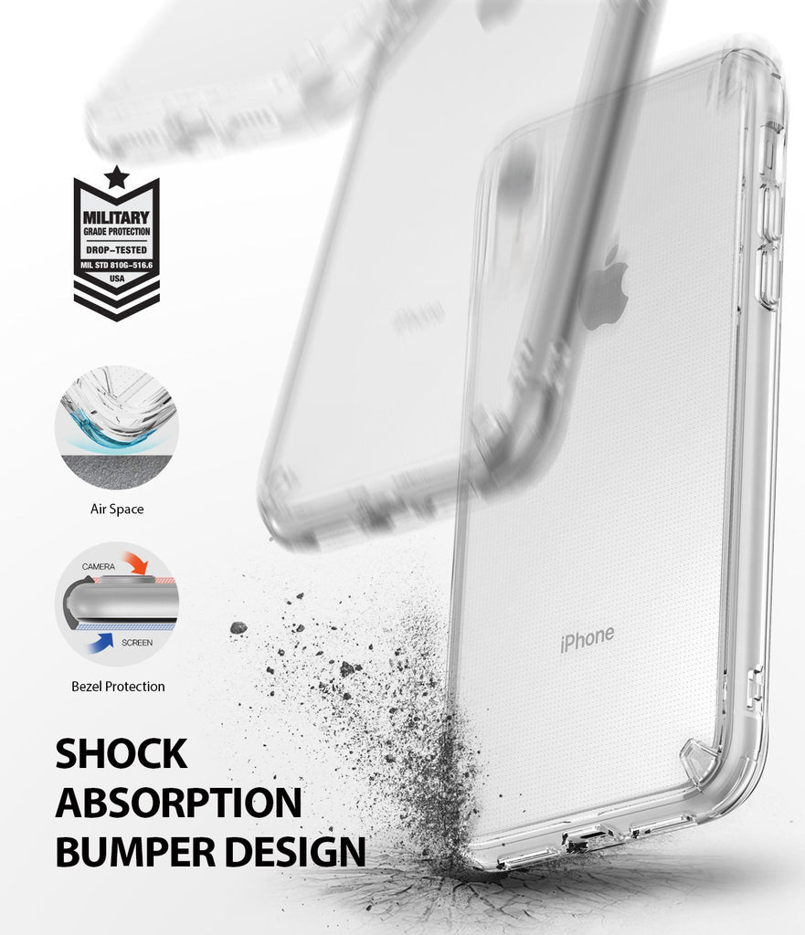 ringke fusion for apple iphone xr case cover shockproof protection