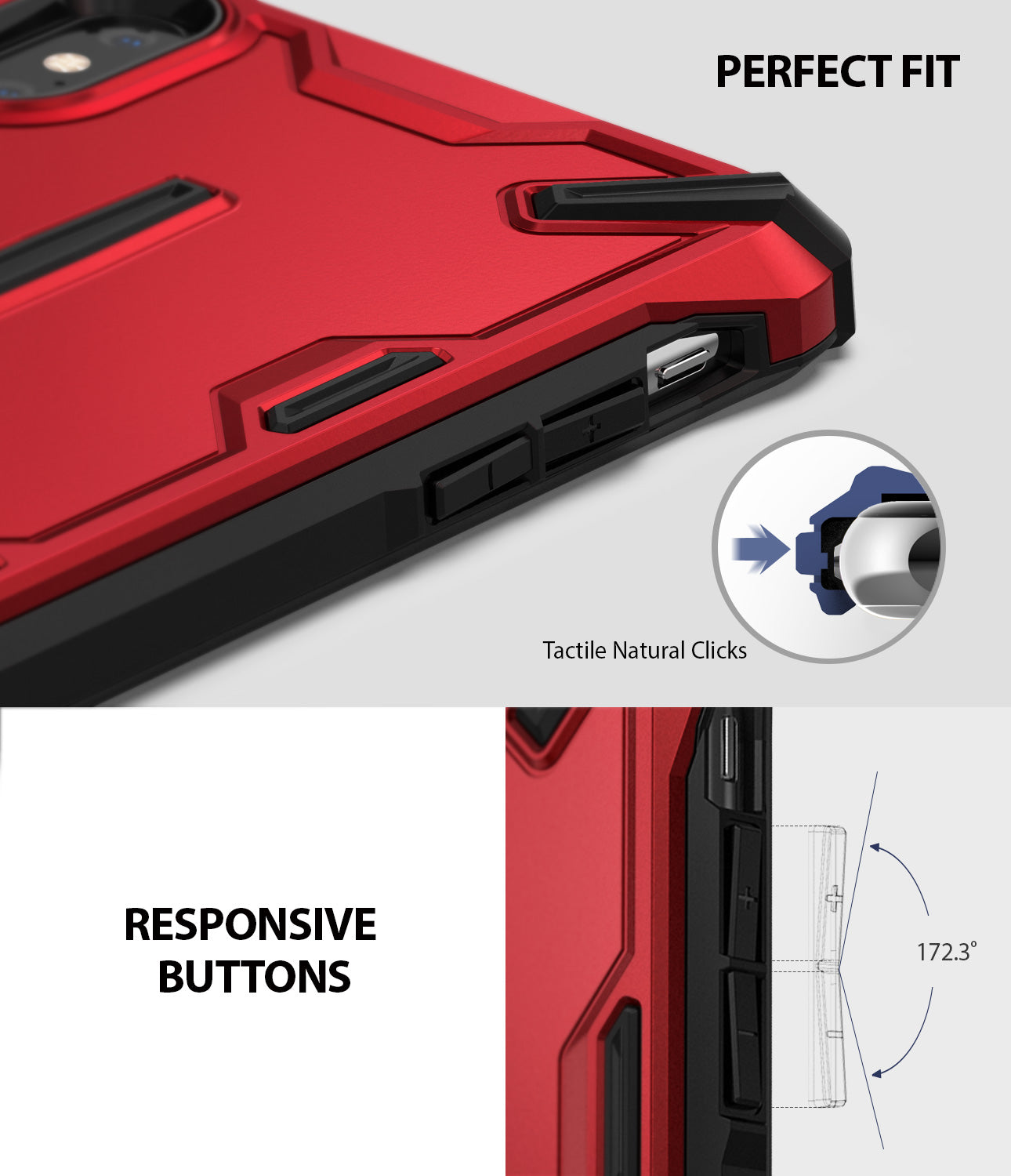 ringke dual-x for apple iphone xs max case cover detail image