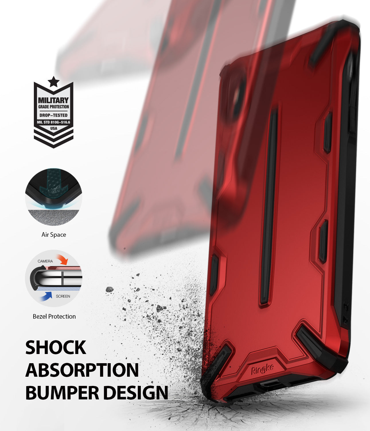 ringke dual-x for apple iphone xs max case cover detail image