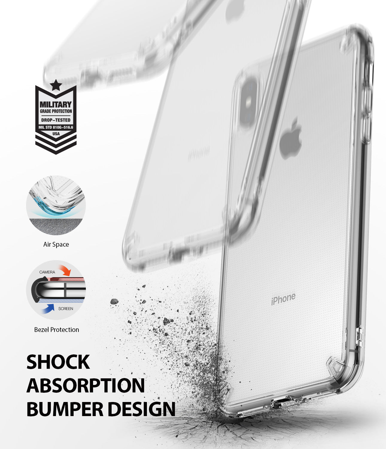 ringke fusion for apple iphone xs max case cover main detail image