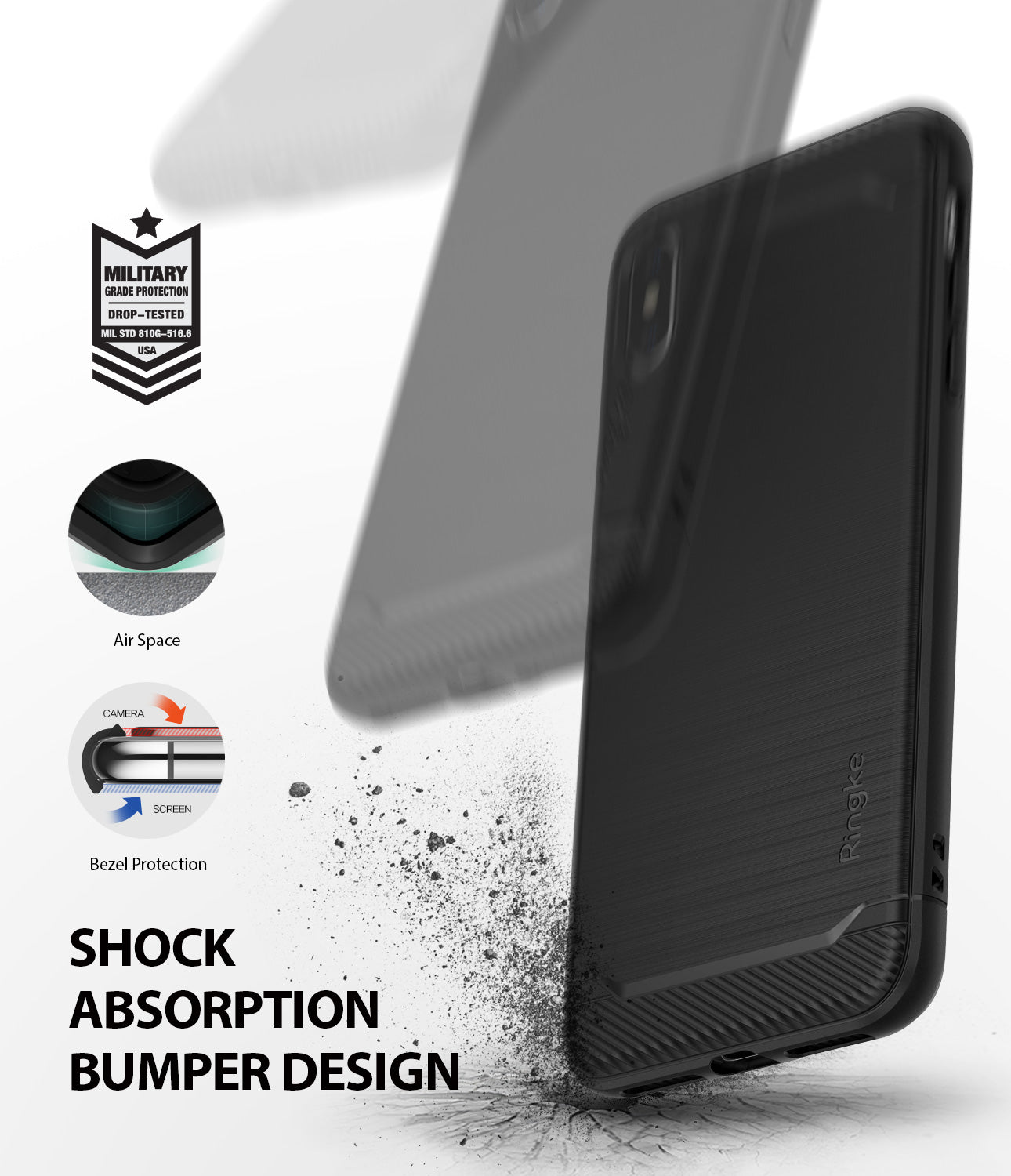 ringke onyx for apple iphone xs max case cover detail image