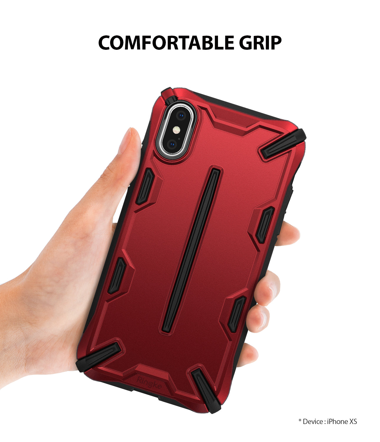 ringke dual-s for iphone xs case cover comfortable grip