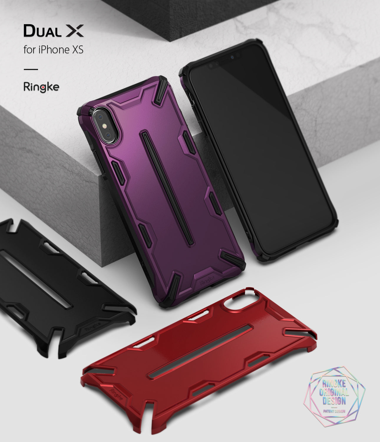 ringke dual-s for iphone xs case cover main