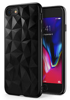 ringke air prism 3d pyramid design back case cover for iphone 7 8 main ink black