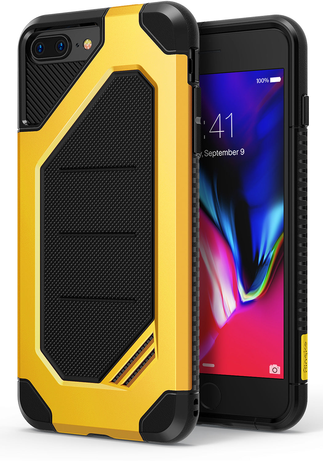 ringke max heavy duty protective case cover for iphone 7 plus 8 plus main bumblebee