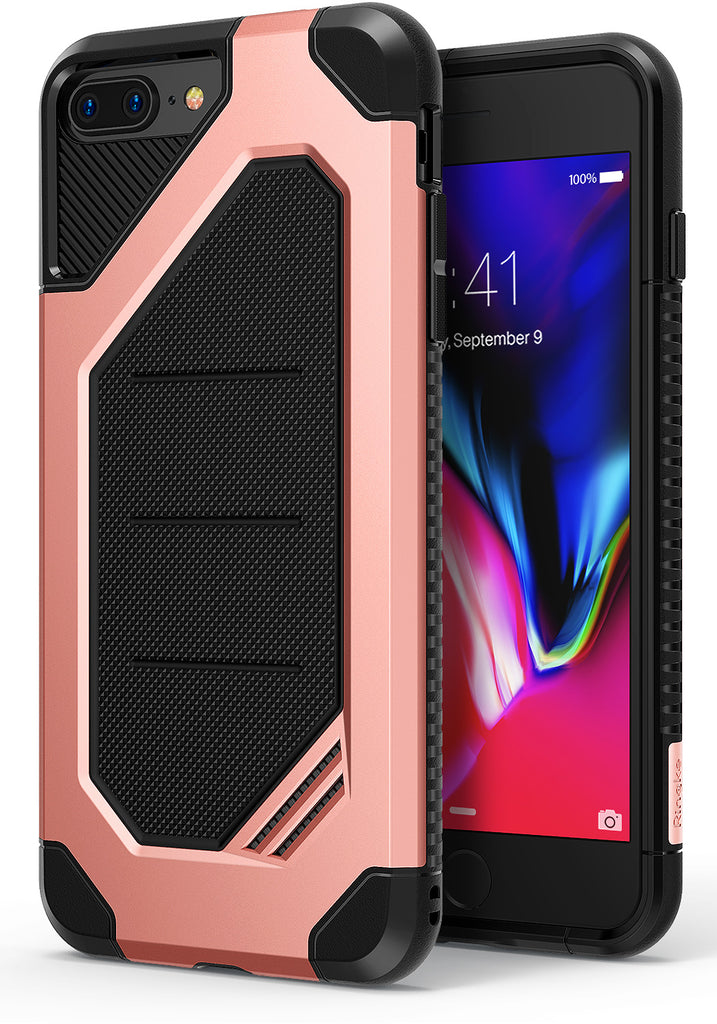 ringke max heavy duty protective case cover for iphone 7 plus 8 plus main rose gold