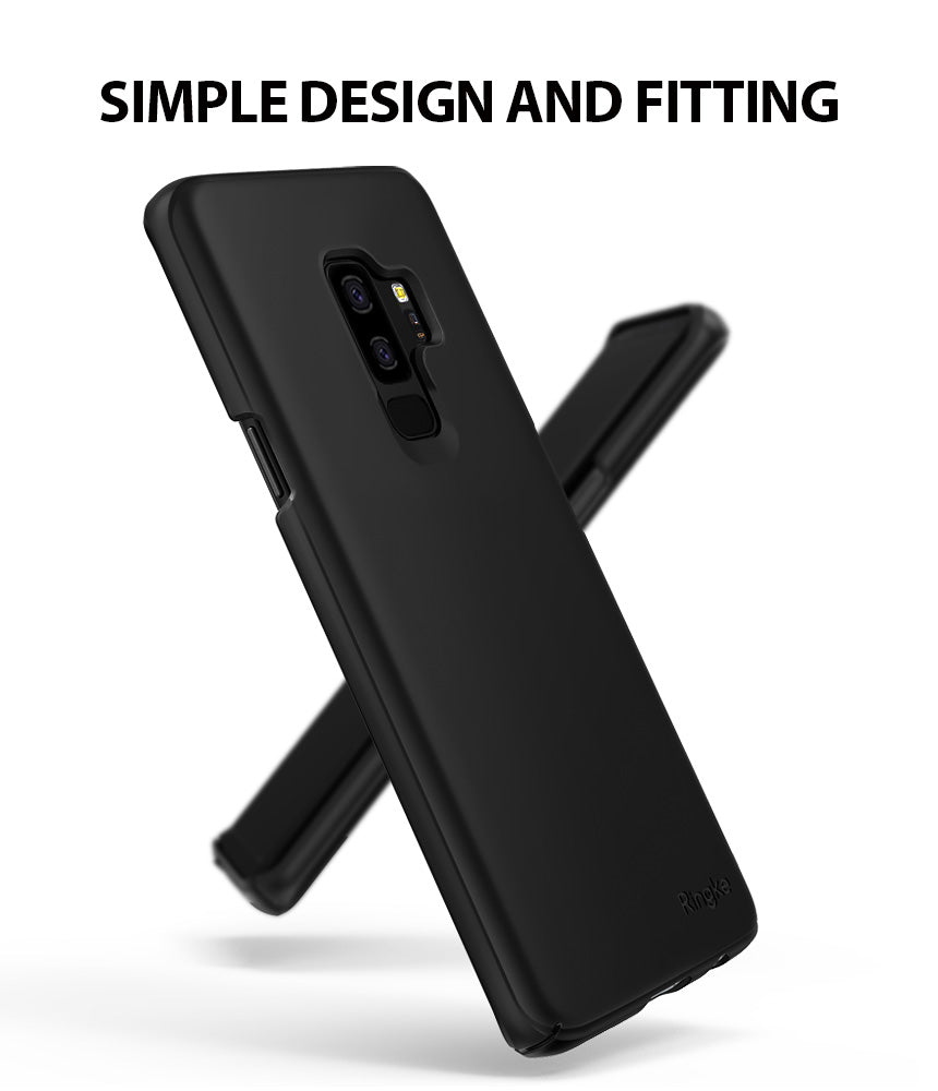 ringke slim lightweight thin hard pc back cover for galaxy s9 plus  simple design