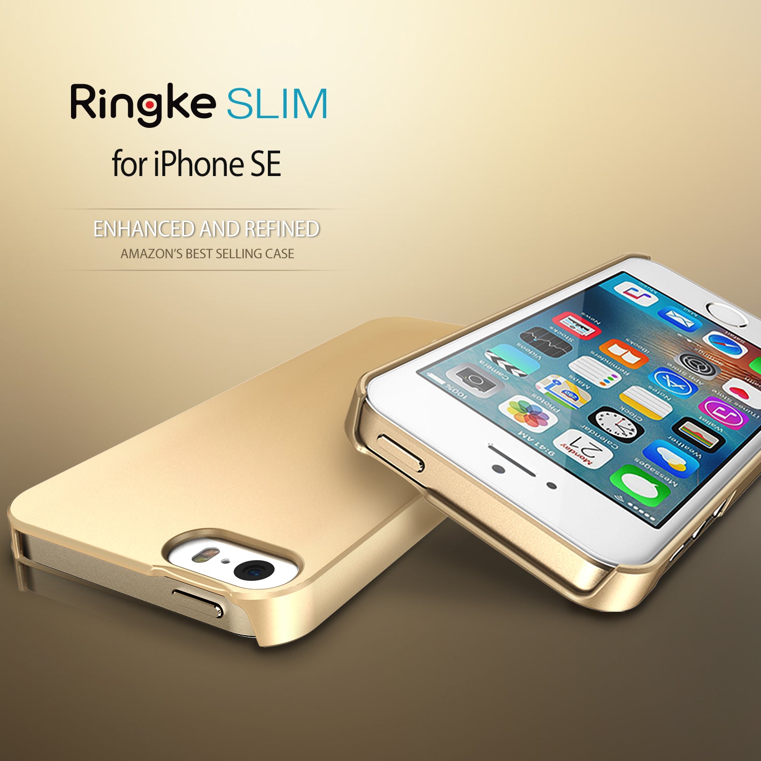 ringke slim lightweight hard pc thin case cover for iphone se 5s 5 main