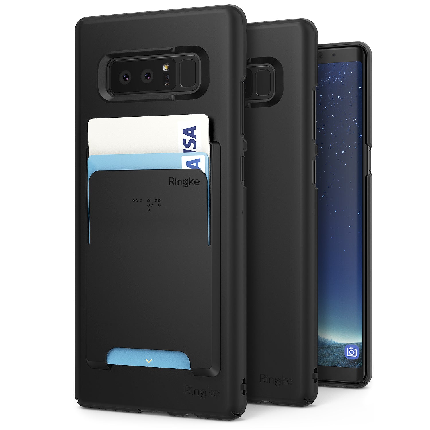 samsung galaxy note 8 ringke slim case case black