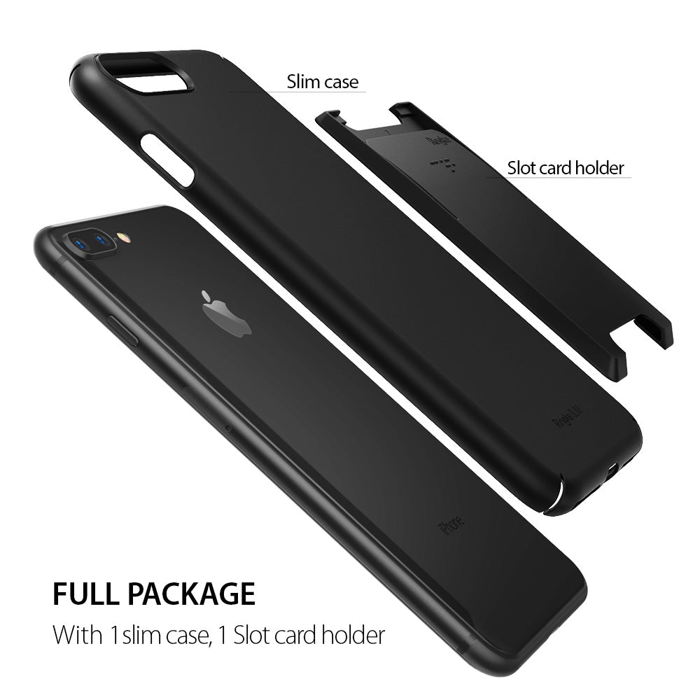 ringke slim slot hard pc thin case cover with card holder main