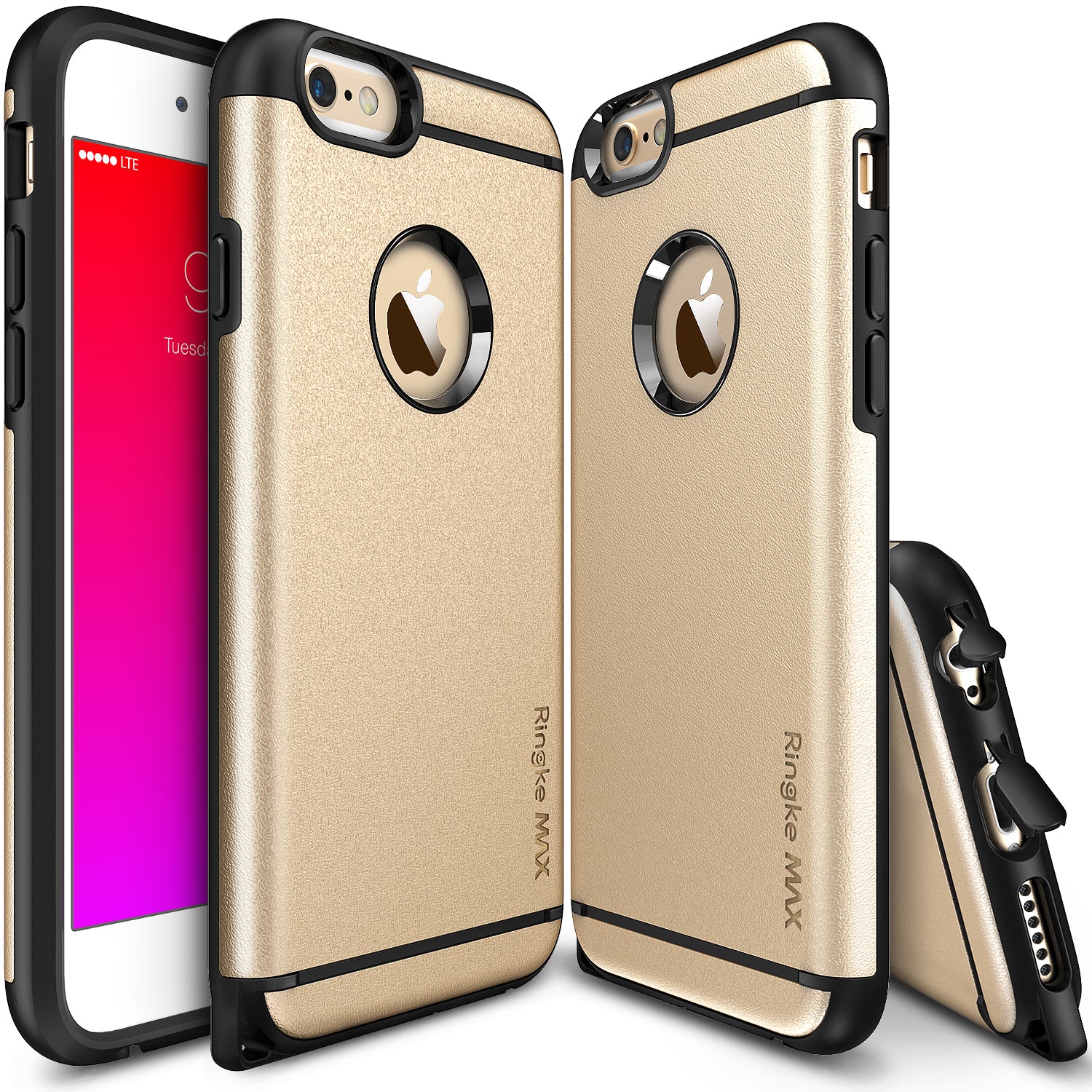 ringke max heavy duty rugged hard case cover for iphone 6 6s main royal gold