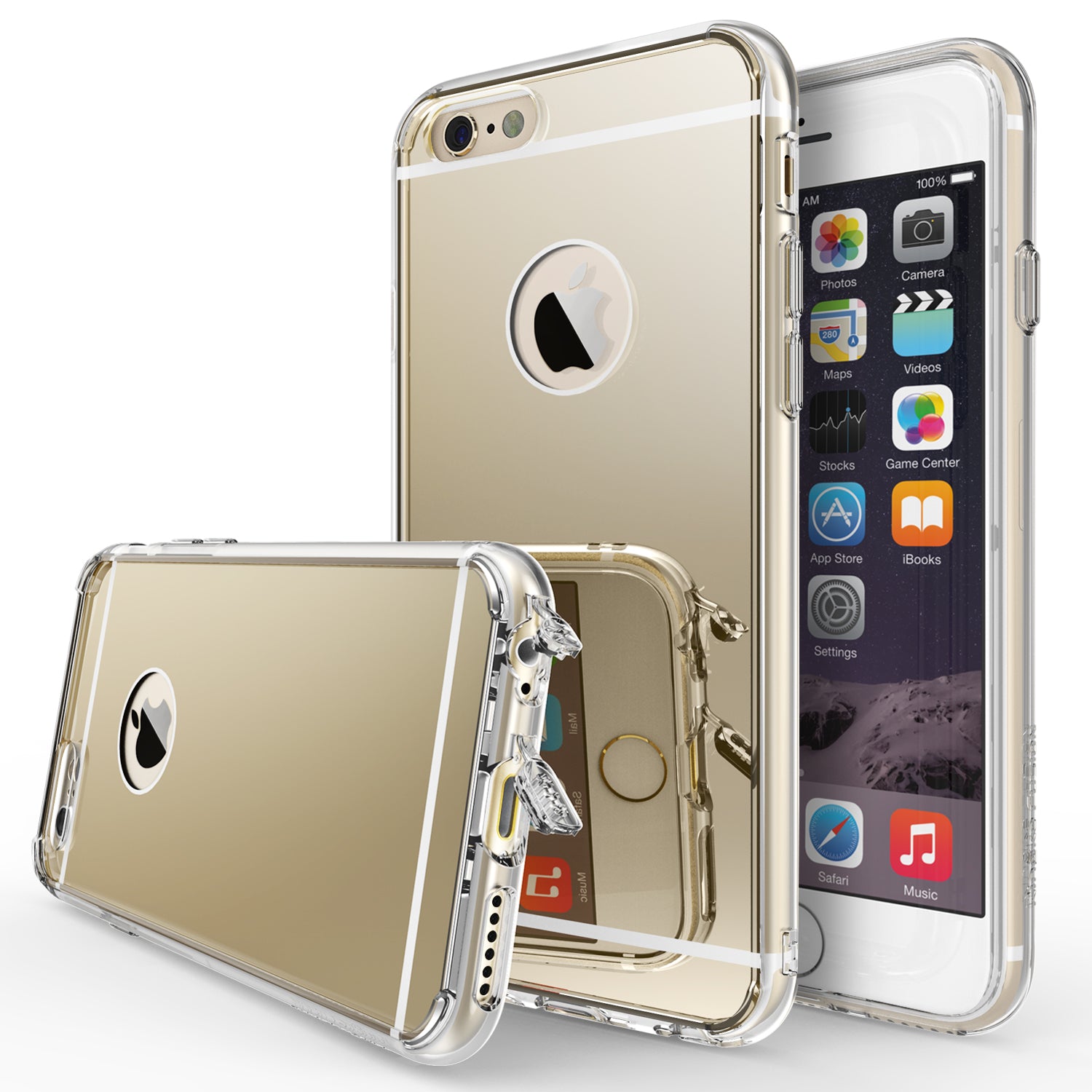 ringke mirror back hard back case cover for iphone 6 6s transparent
