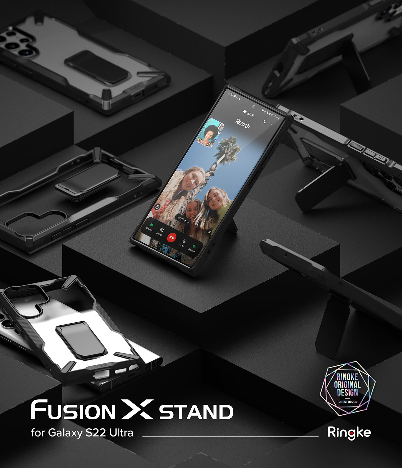 Galaxy S22 Ultra Case | Fusion-X Stand - Ringke Official Store