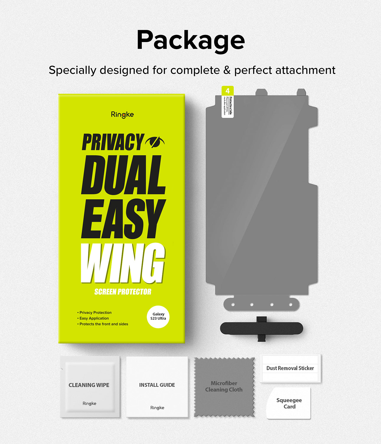 Ringke Galaxy S23 Ultra Screen Protector - Thumbnail 3