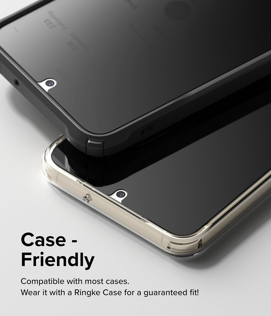 Case - Friendly l Compatible with most cases. Wear it with a Ringke Case for a guaranteed fit!
