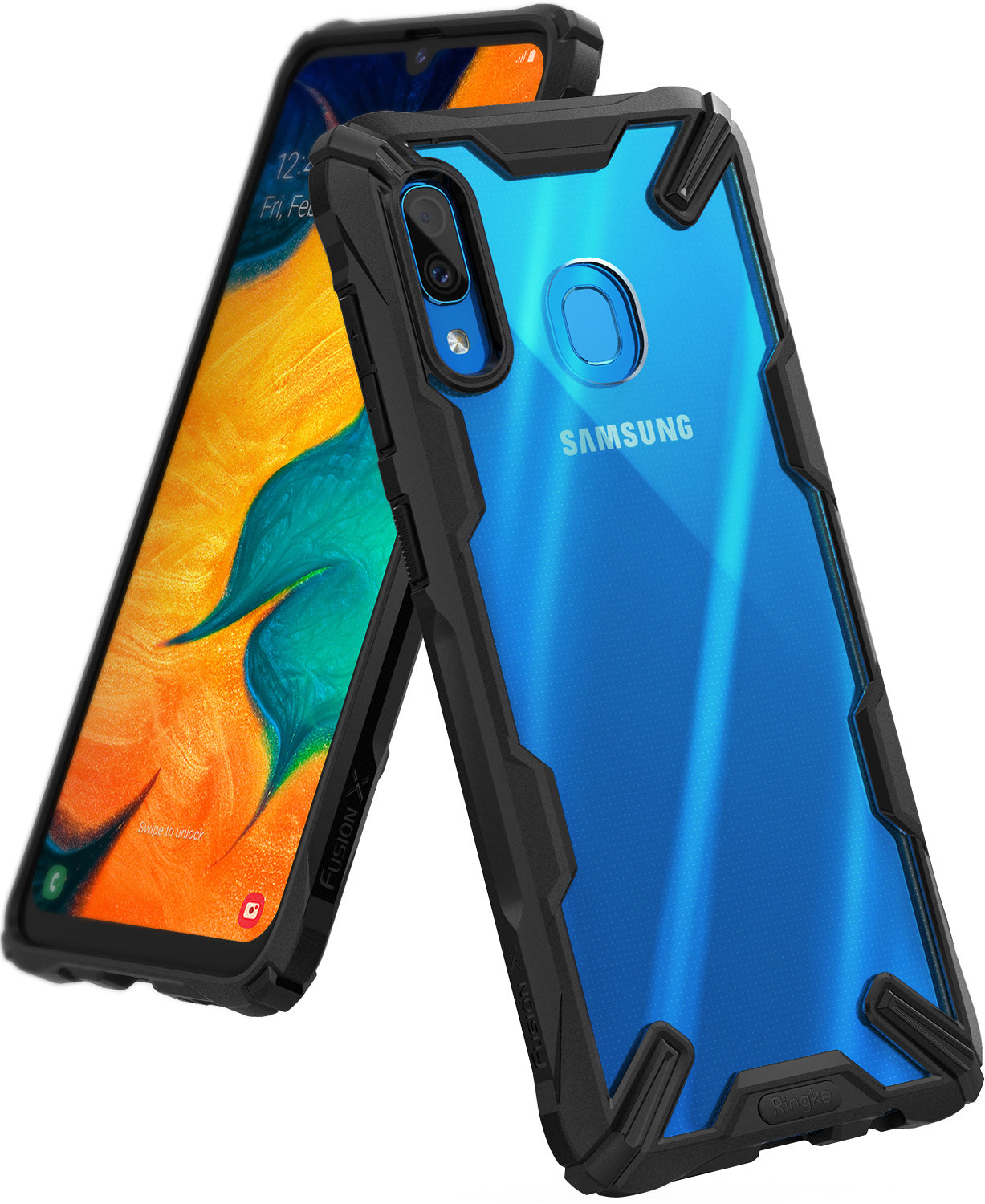 galaxy a30 fusion-x case black