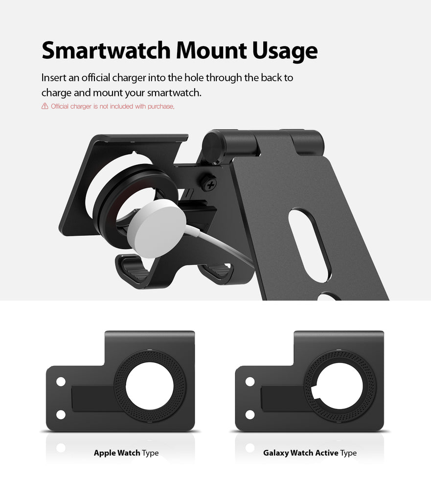 smartwatch mount usage