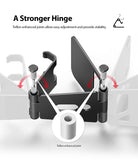 a stronger hinge Teflon enhanced joints allow easy adjustments and provide stability