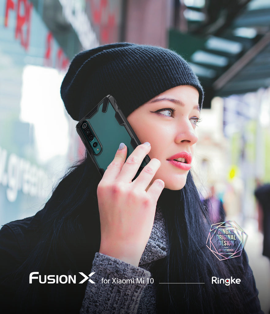xiaomi mi 10 case, mi 10 pro case, ringke fusion-x cover