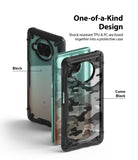 shock resistant TPU and PC are fused together into a protective case