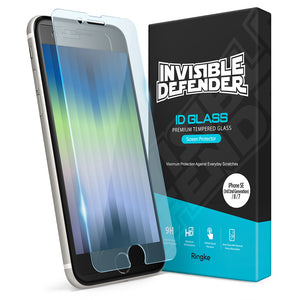 iPhone SE 2022 5G SE 2020 Screen Protector Invisible Defender  Glass [2 Pack]