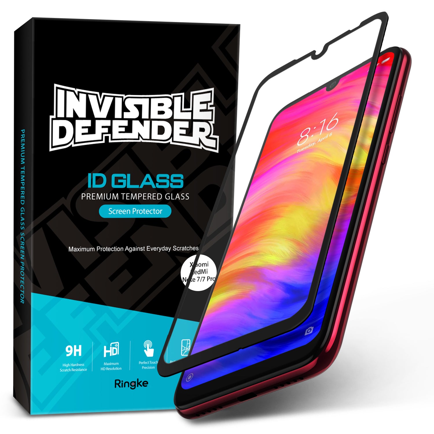 Xiaomi Redmi Note 7 / Note 7 Pro  [INVISIBLE DEFENDER GLASS] Full Coverage Screen Protector