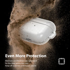 ringke layered case for apple airpods pro made with shock resistant shock resistant pc - material and thickness optimized for protection