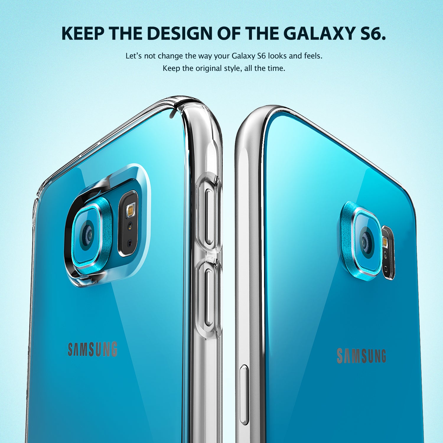 ringke slim premium hard pc protective back cover case for galaxy s6