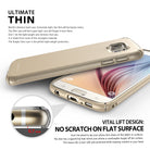 ringke slim premium hard pc protective back cover case for galaxy s6