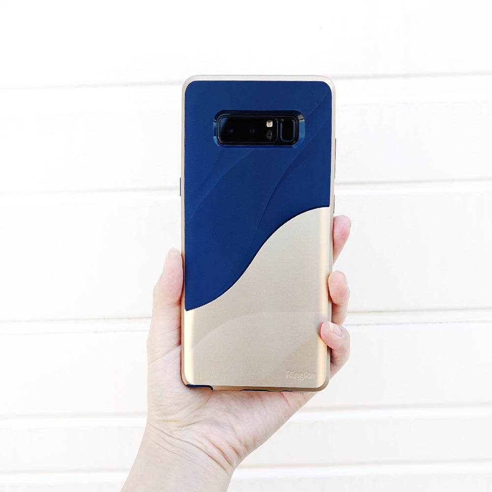 ringke wave case for samsung galaxy note 8 marina gold