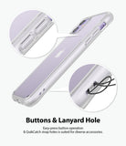 Ringke Fusion Matte for iPhone 11 Anti-Fingerprint Frosted PC Case Lanyard Hole Buttons
