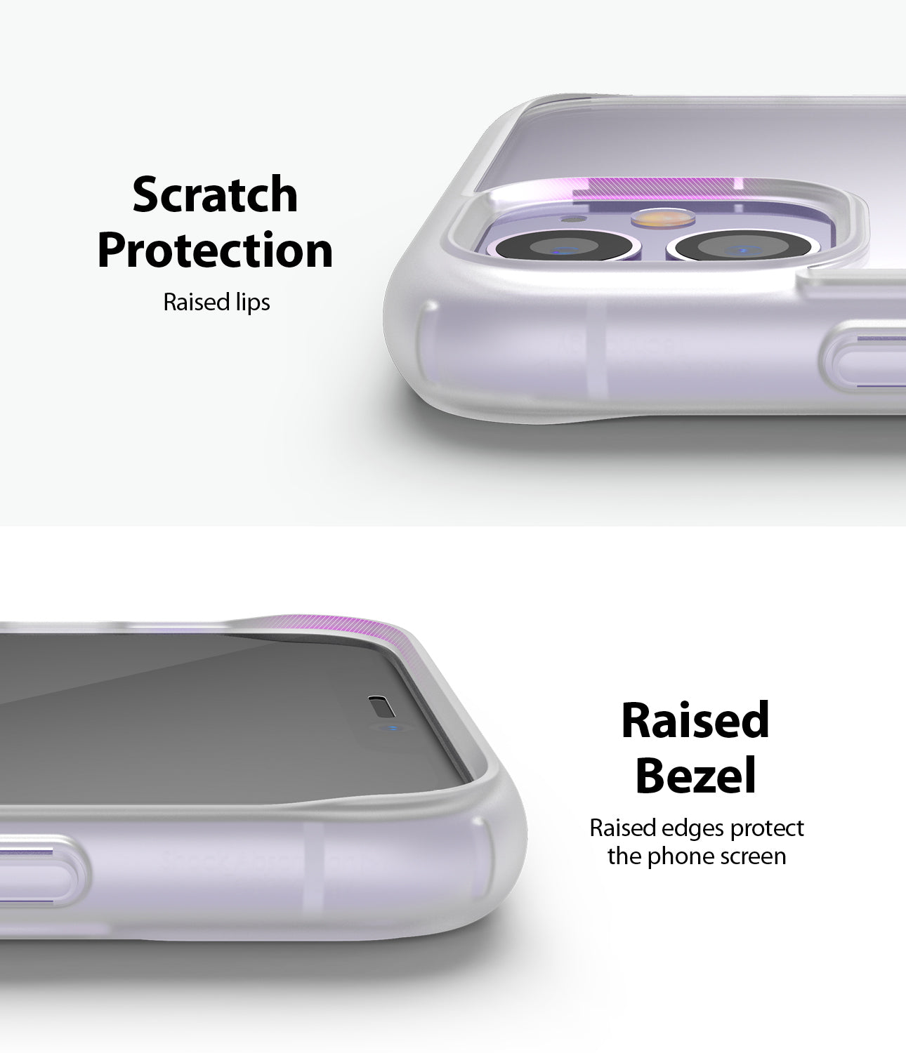 Ringke Fusion Matte for iPhone 11 Anti-Fingerprint Frosted PC Case Scratch Protection Raised Bezel
