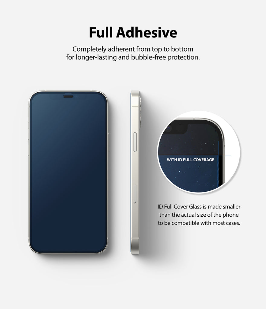 iPhone 12 Mini Screen Protector | Invisible Defender Glass - Full Adhesive