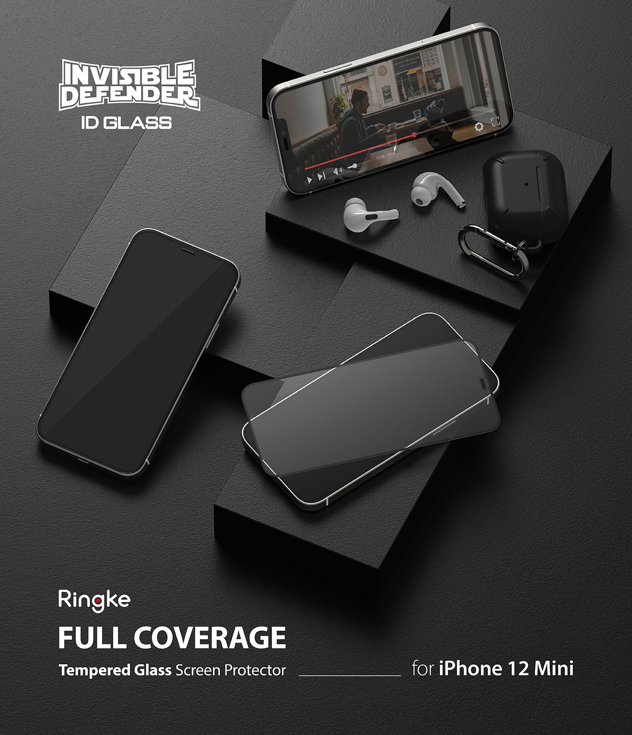 iPhone 12 Mini Screen Protector | Invisible Defender Glass - By Ringke