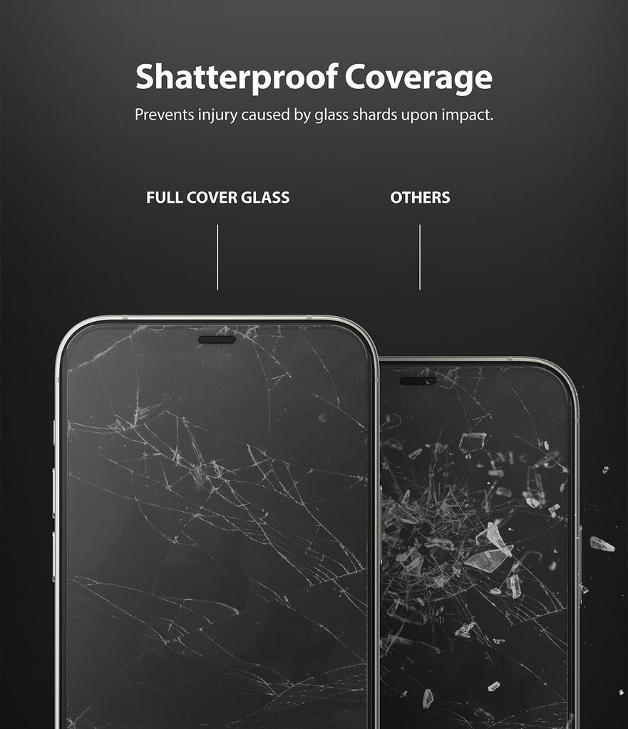 iPhone 12 Mini Screen Protector | Invisible Defender Glass - Shatterproof Coverage