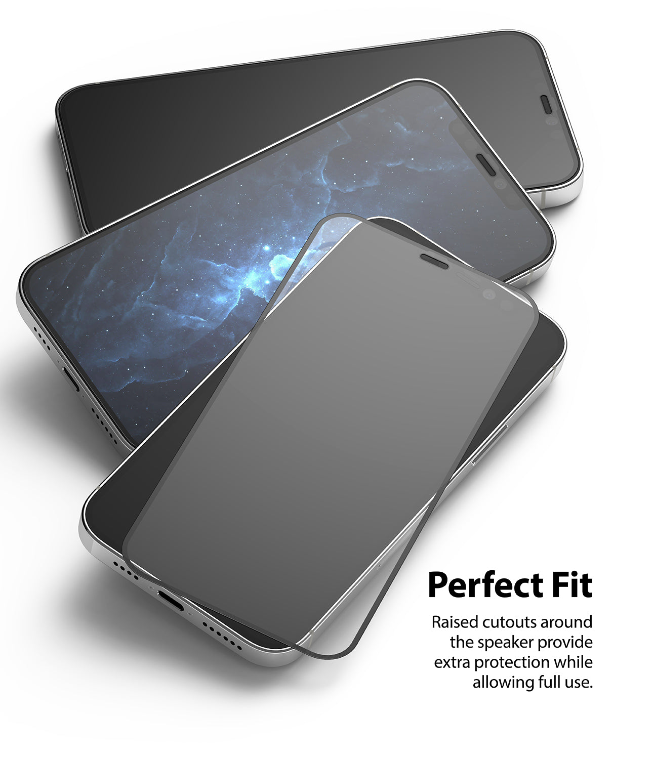 iPhone 12 Pro Max Screen Protector | Invisible Defender Glass - Perfect Fit
