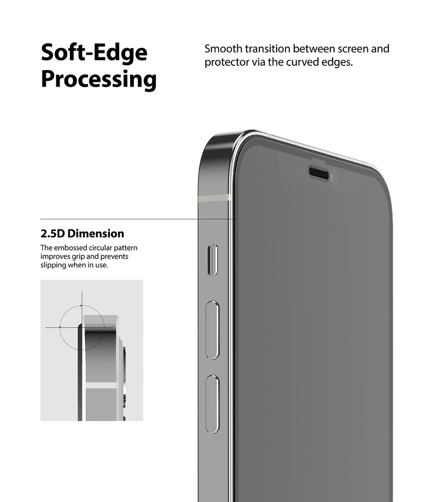 iPhone 12 / 12 Pro Screen Protector | Invisible Defender Glass - Ringke Official Store