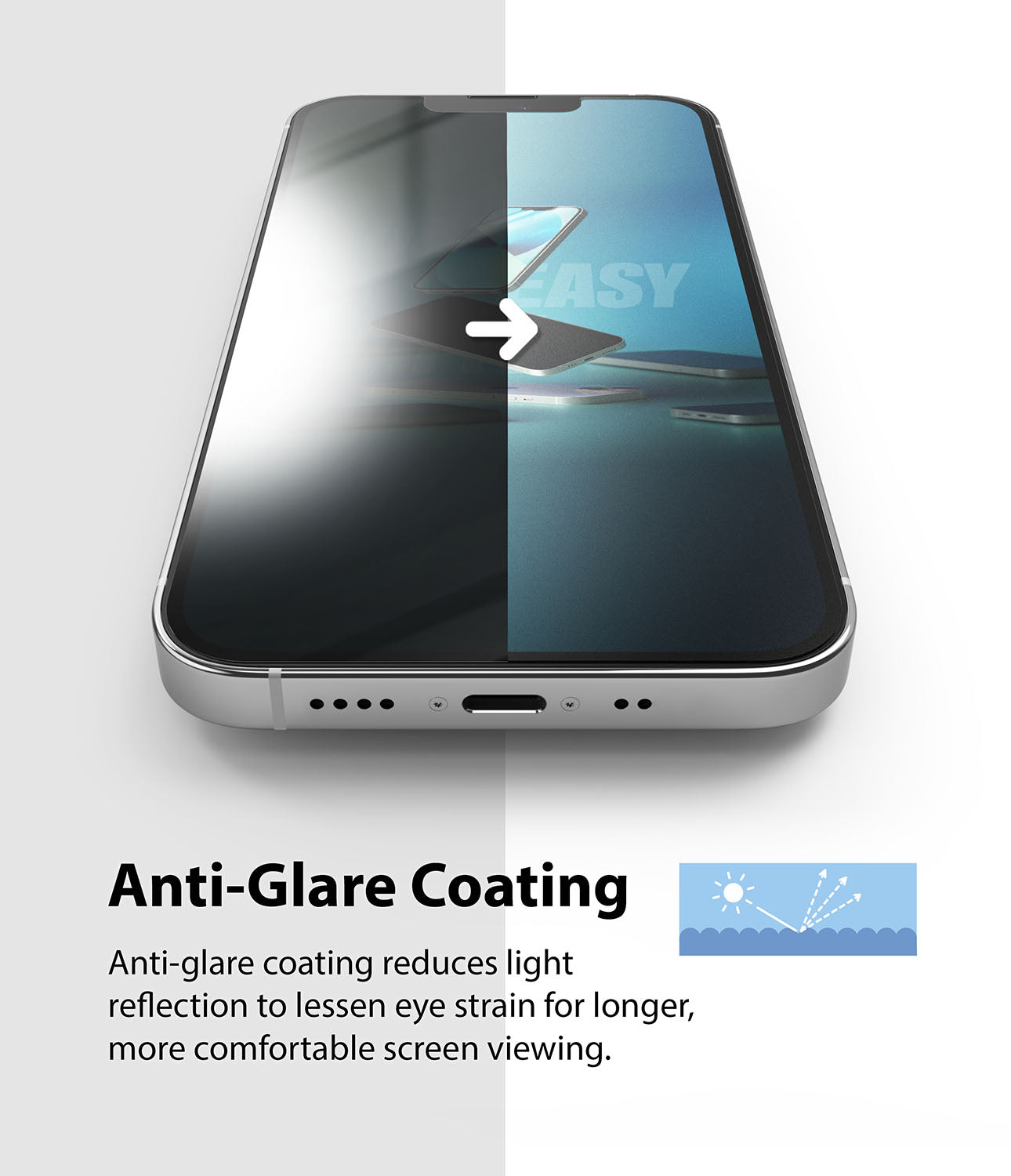 iPhone 13 Mini Screen Protector | Dual Easy Film Matte - Anti-Glare Coating