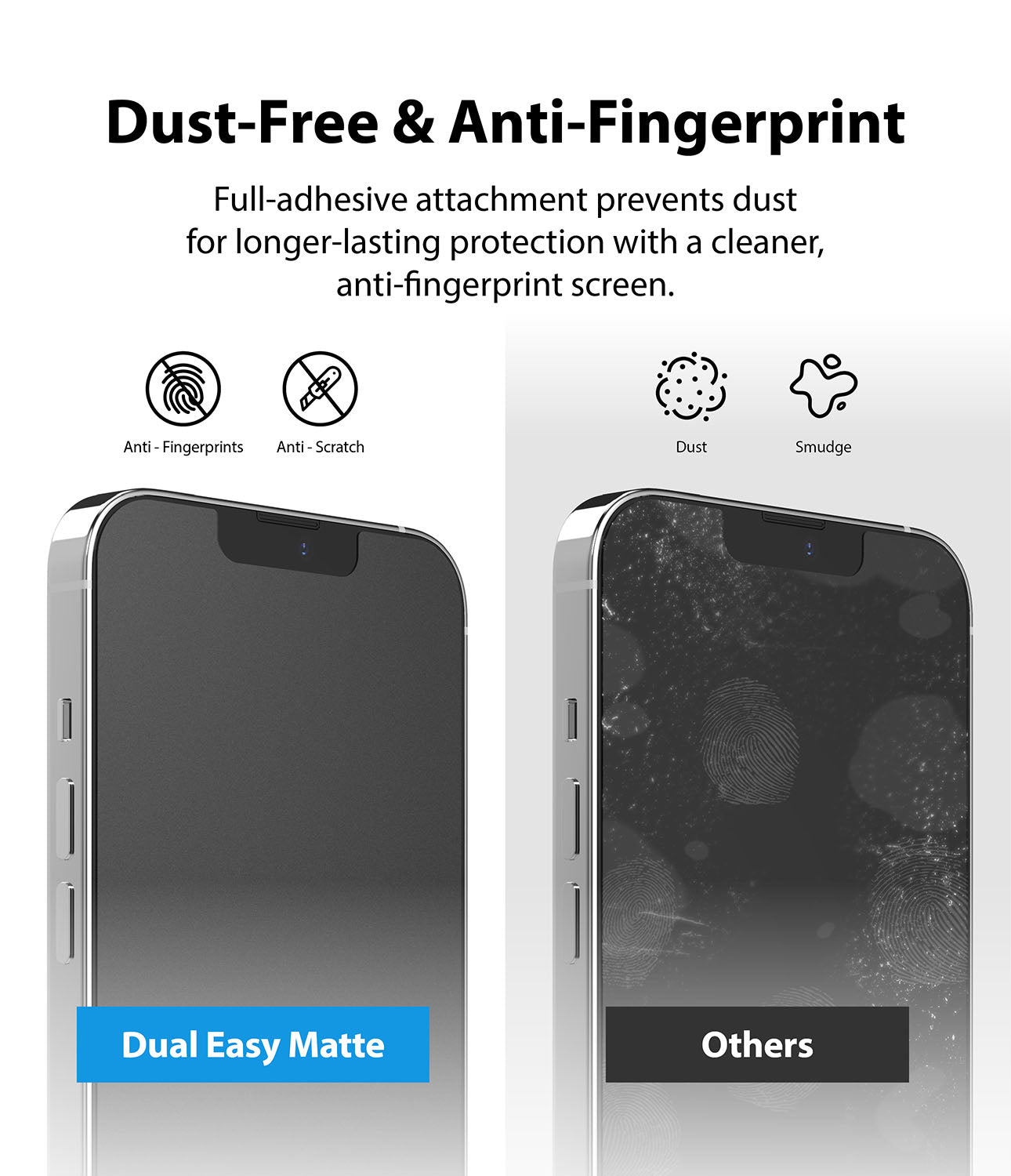 iPhone 13 Mini Screen Protector | Dual Easy Film Matte - Ringke Official Store