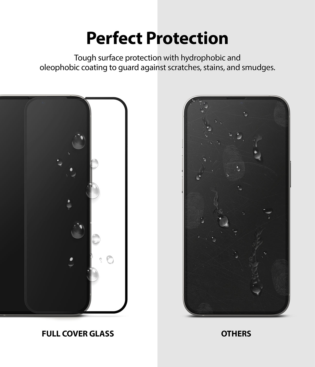 Hydrophobic and oleophobic coating