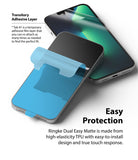 iPhone 13 Pro Max Screen Protector | Dual Easy Film Matte - Transitory Adhesive Layer. Easy Protection
