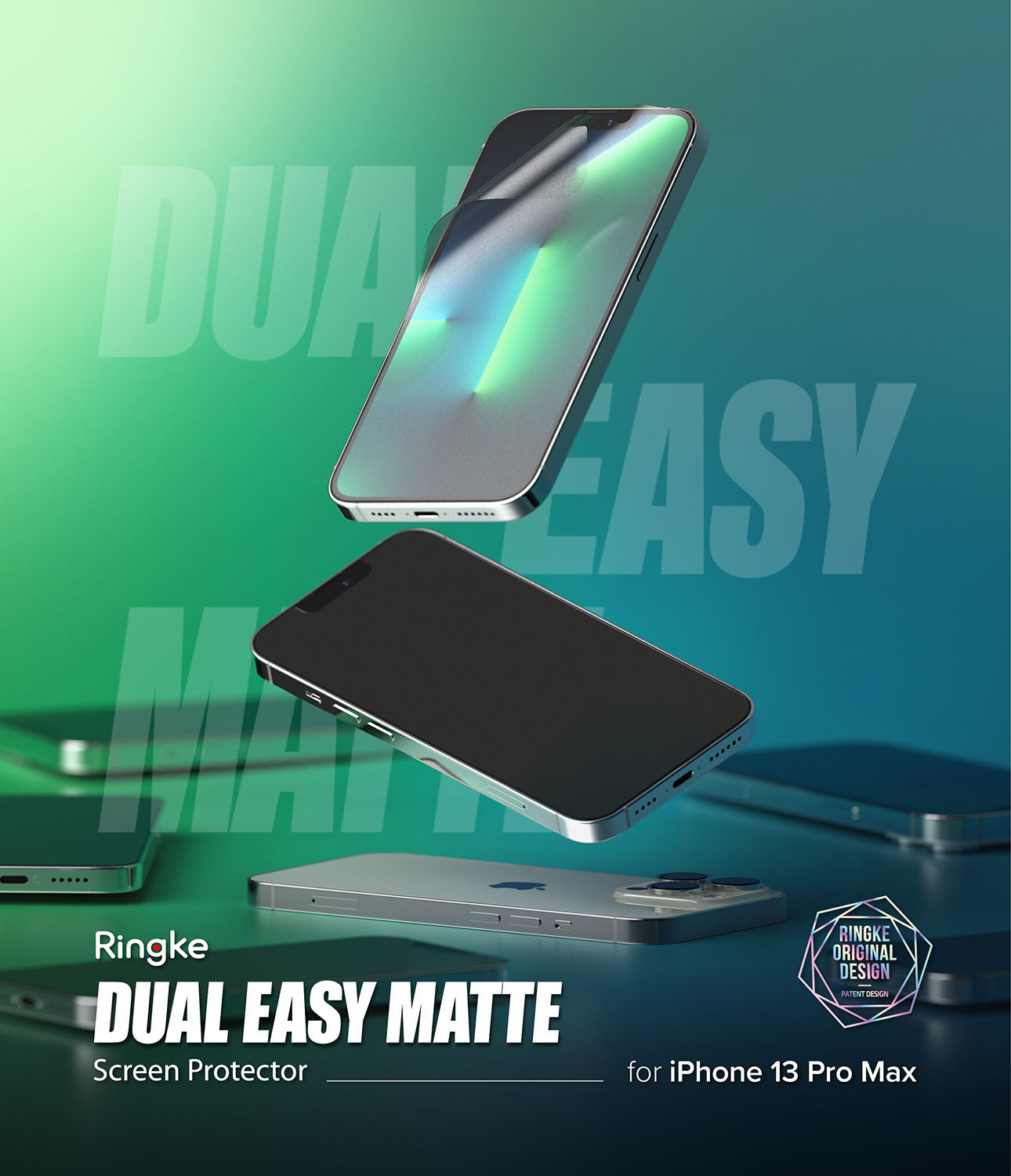 iPhone 13 Pro Max Screen Protector | Dual Easy Film Matte - Ringke Official Store