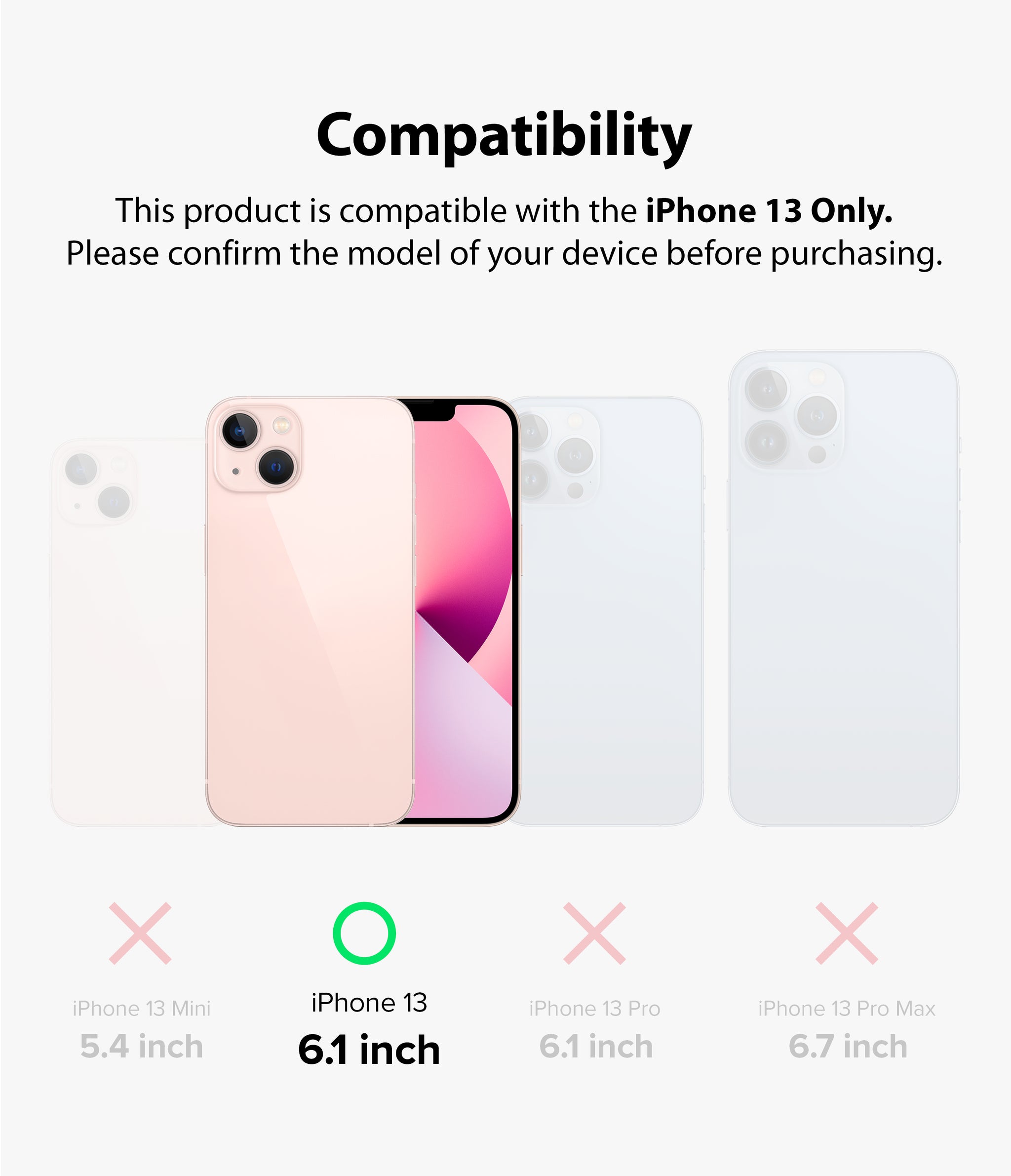 iPhone 13 Case | Fusion-X Design - Compatible with 6.1 inch iPhone 13