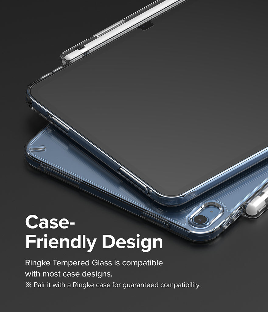 Case-Friendly Design - Ringke Tempered Glass is compatible with most case designs. ※ Pair it with a Ringke case for guaranteed compatibility.