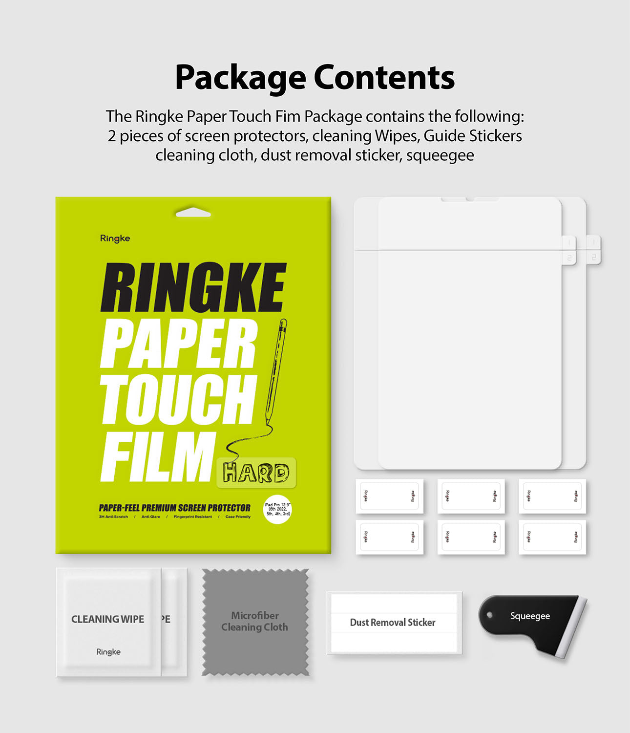 iPad Pro Screen Protector (12.9") | Paper Touch Film Hard