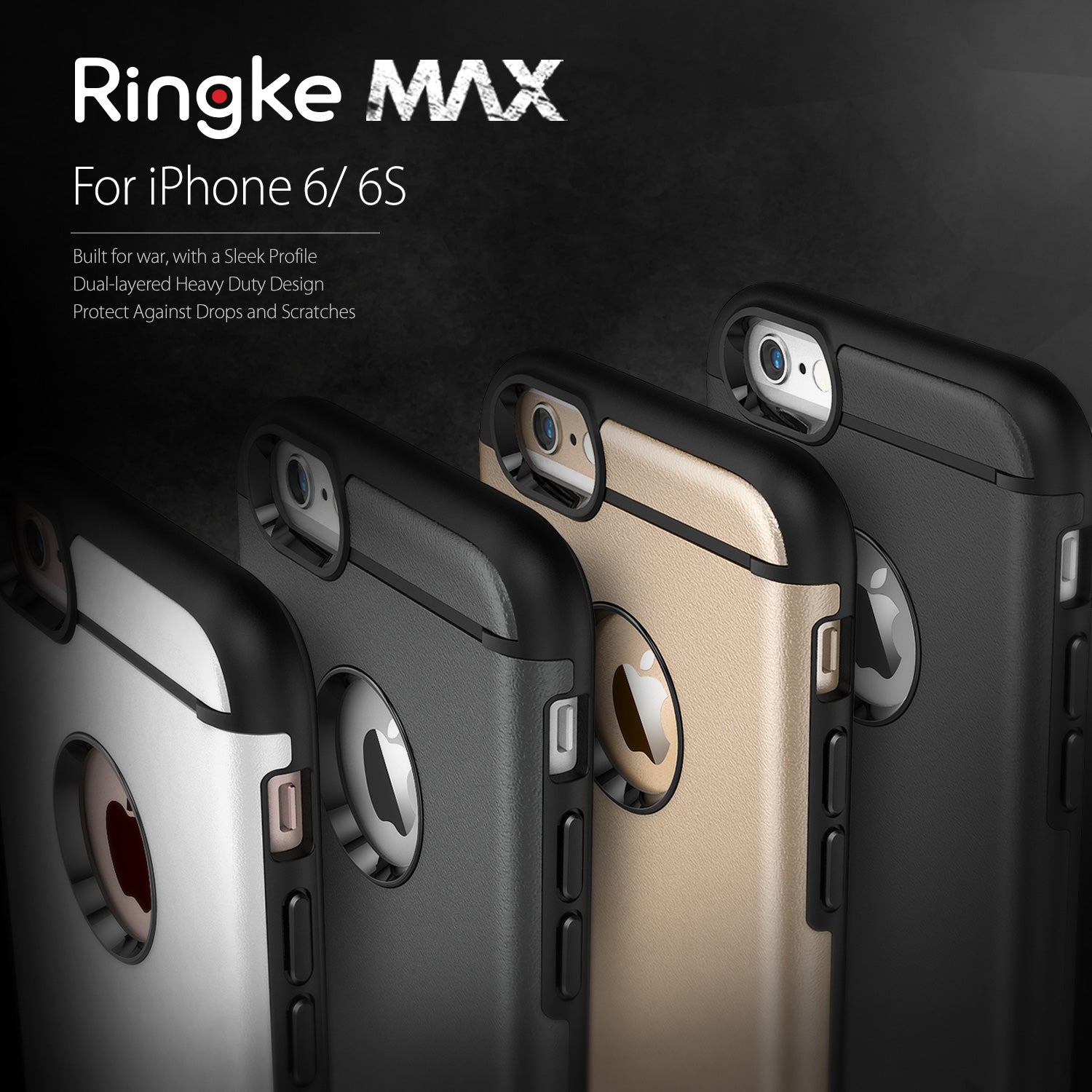 ringke max heavy duty rugged hard case cover for iphone 6 6s main