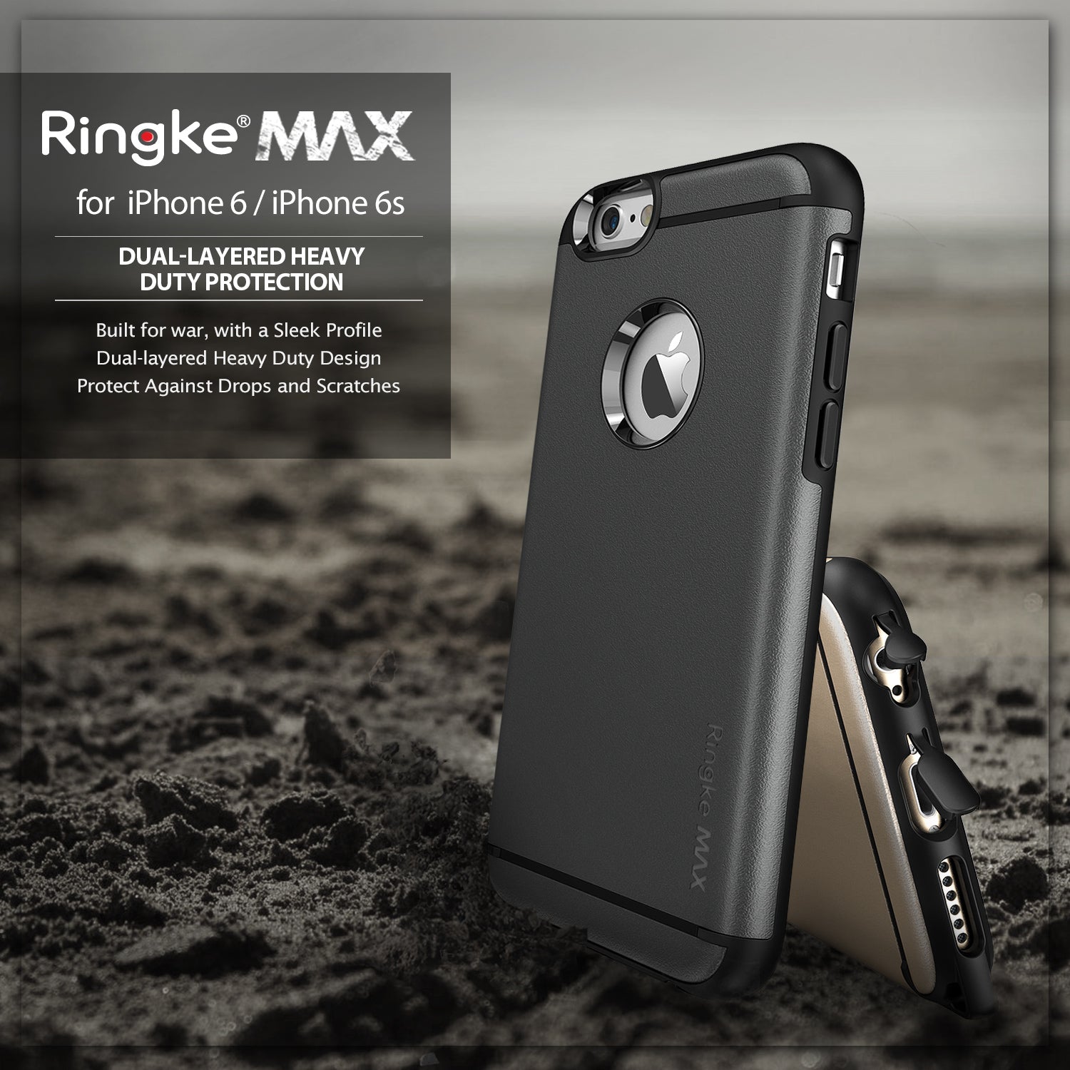 ringke max heavy duty rugged hard case cover for iphone 6 6s main drop protection