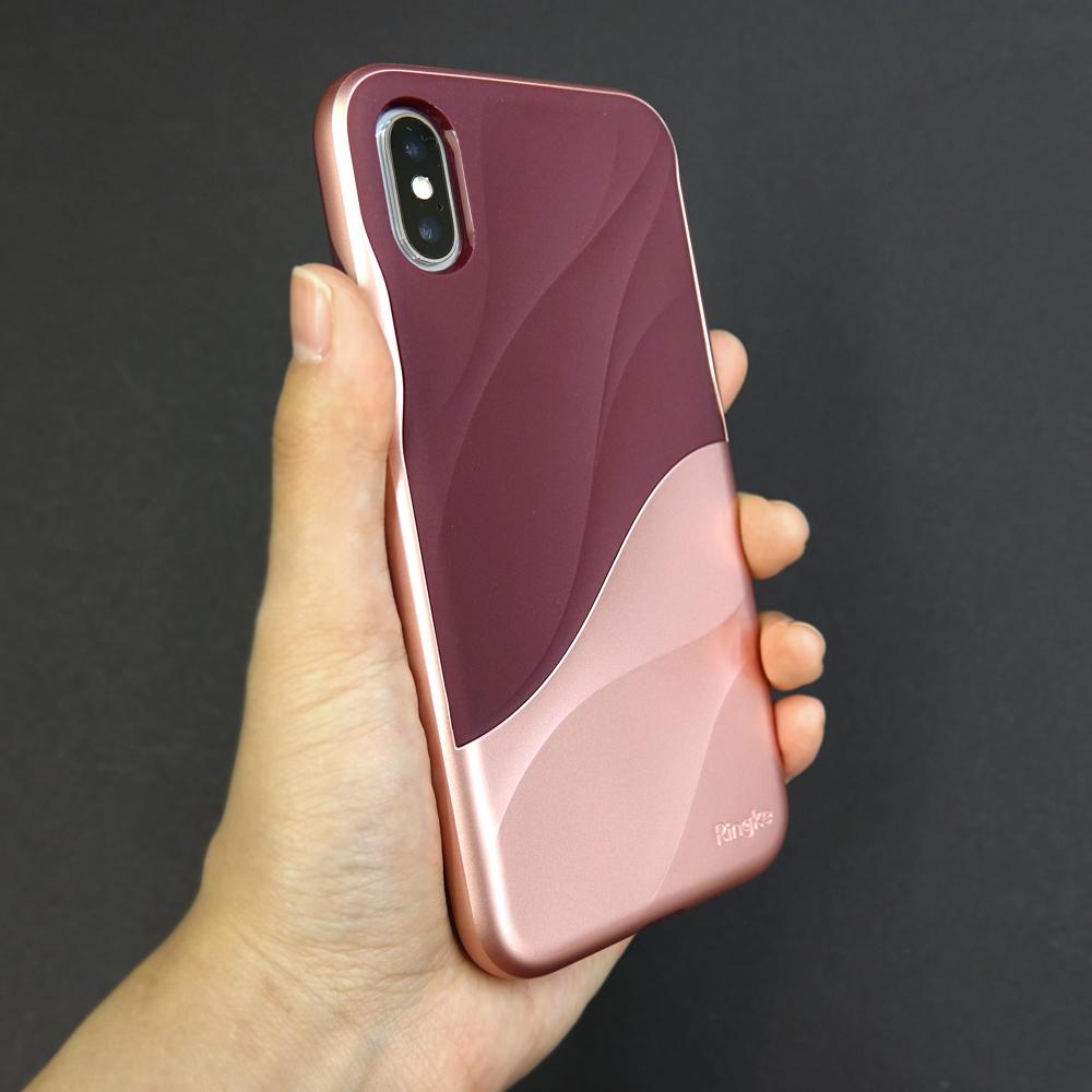 ringke wave for iphone x case cover main rose blush real