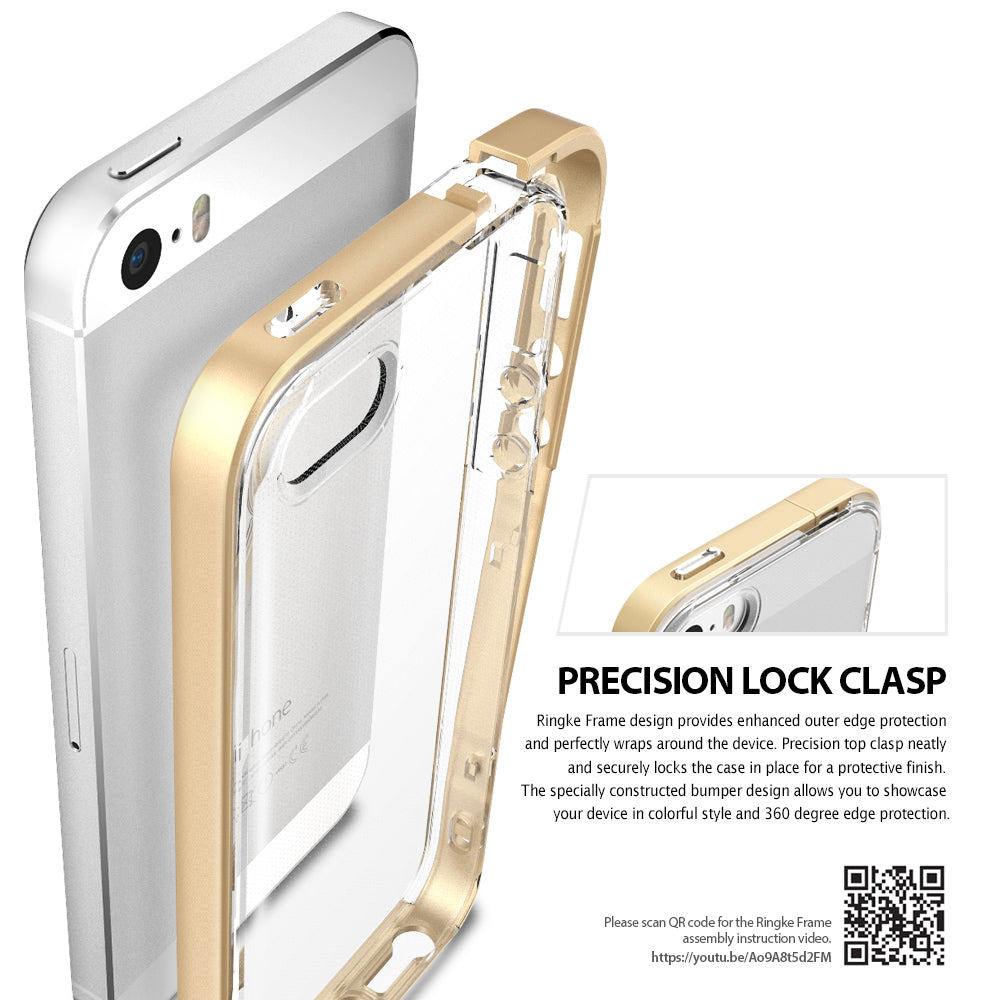 ringke frame heavy duty bumper case cover for iphone se 5s 5 main ultimate thin