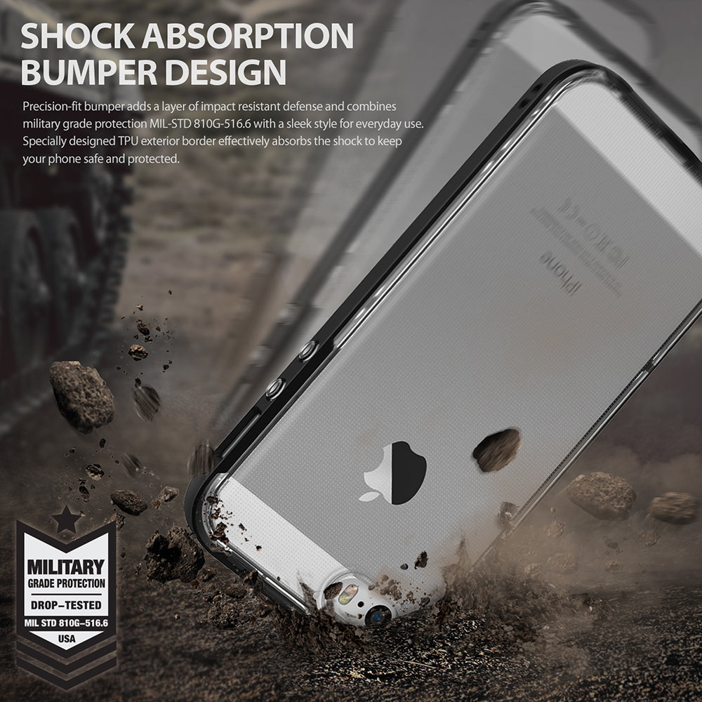 ringke frame heavy duty bumper case cover for iphone se 5s 5 main shockproof protection